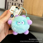 Cute Rabbit Fur Coal Ball Keychain Plush Bag Charm