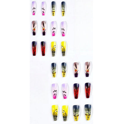 New Fashion  Spring New Arrival Luxe Minimalist Sunrise Acrylic Nails EB-02-Homeunderwear