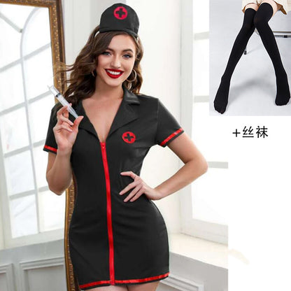 Sexy Halloween Cosplay Lingerie Nurse Costume Suit