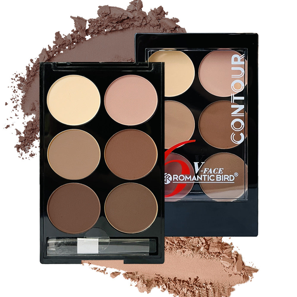 6-Color Matte Highlight and Contour Palette