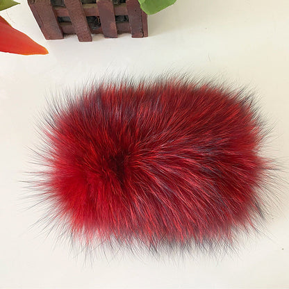 Warm Fox Fur Neck Warmer - Winter Fashion Accessory