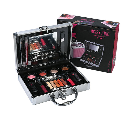 Complete Cosmetics Set: Eyeshadow, Lipstick, Lip Gloss, Mascara-Homeunderwear