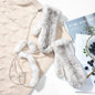 Cute Mink Fur Mittens - Neck-Hanging Winter Gloves