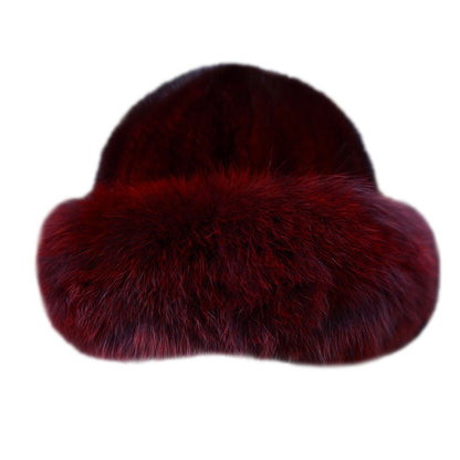 Winter Mink Fur Bucket Hat - Warm & Stylish