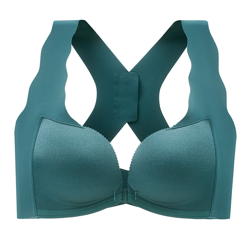 Non Wired Front Button Shaping Sports Strapless Bras