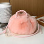 Cute Fuzzy Pumpkin Bag Women's Winter Shoulder Purse