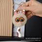 Cute Faux Rabbit Fur Cat Keychain - Car Charm