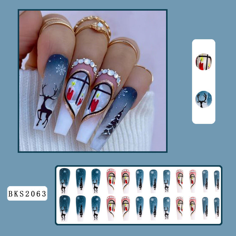 New FashionNew Christmas Nail Decals - Snowflake, European Style-homeunderwear