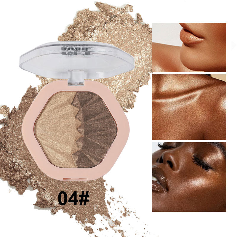 Diamond Highlighter & Contour Powder Palette - 6 Shades