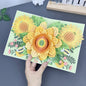 3D Sunflower Birthday Greeting Card