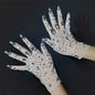 Crystal Mesh Sparkling Party Gloves