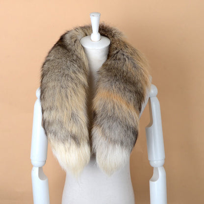 Winter Fox Fur Scarf - Stylish & Warm Neck Wrap