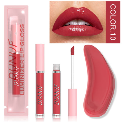 16-Color Hydrating Mirror Finish Lip Gloss-Homeunderwear