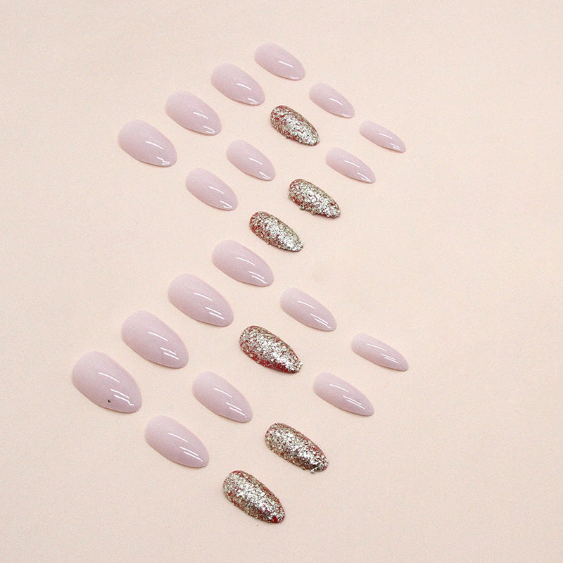 Almond Shape Pink Nails, Sweet and Shiny for Summer