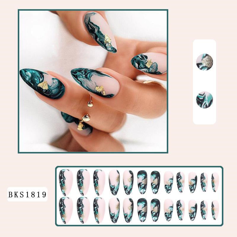 New FashionLong INS Style French Tip Nail Tips