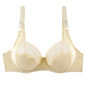 Plus Size Ultra-Thin Cup Semi-Sheer Lace Bra