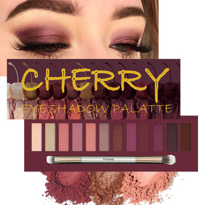 New Arrival 12-Color Eyeshadow Palette with Shimmer and Matte Finishes