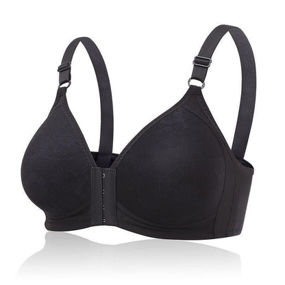 Underwire Thin Front Button Open Cup Bra