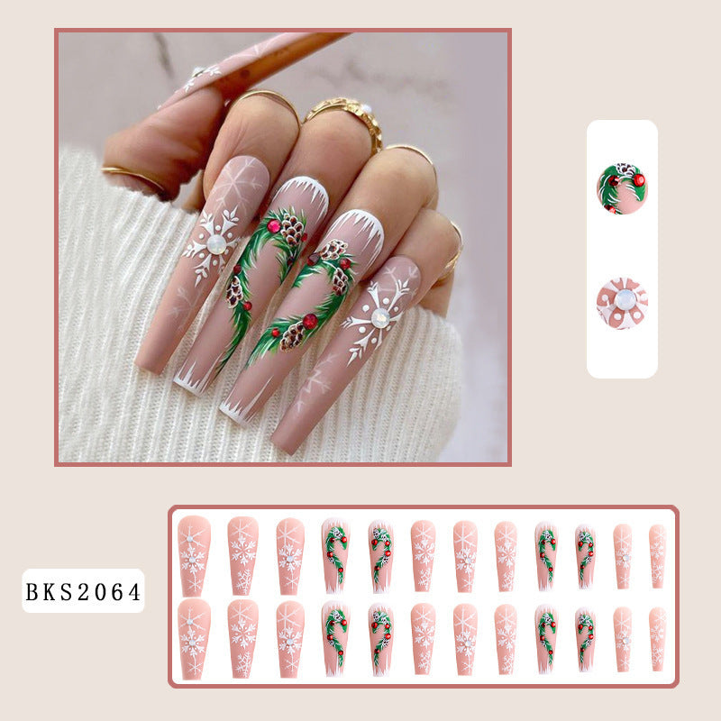 New FashionNew Christmas Nail Decals - Snowflake, European Style-homeunderwear