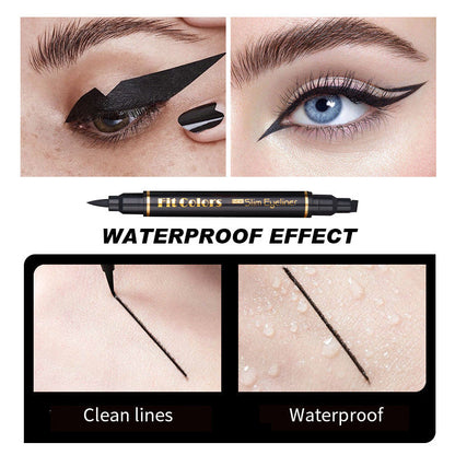 Fit Colors Dual-Head Wing Liner - Matte Waterproof Formula