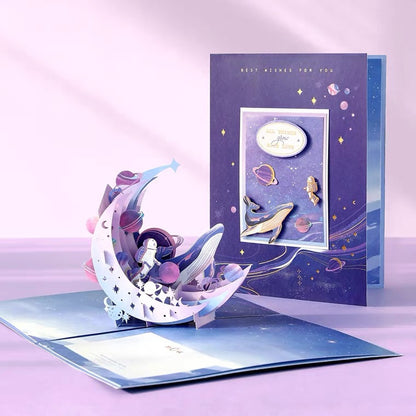 Ins - style 3D Birthday Greeting Card