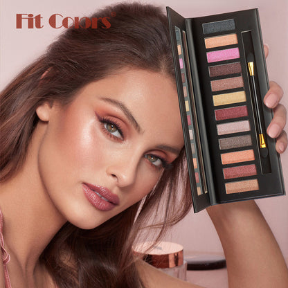 New Fashion 12-Color Multi-Use Makeup Palette with Matte and Shimme-Homeunderwear