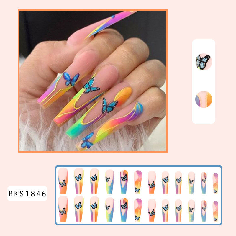 New FashionLong INS Style Edgy Nail Tips