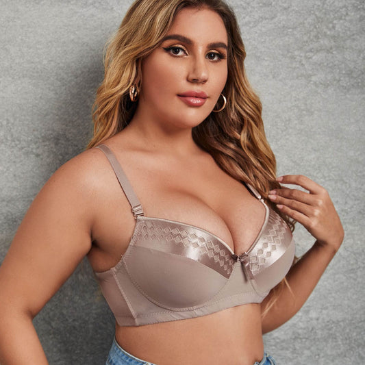 Plus Size Sexy Silky Comfortable Bra