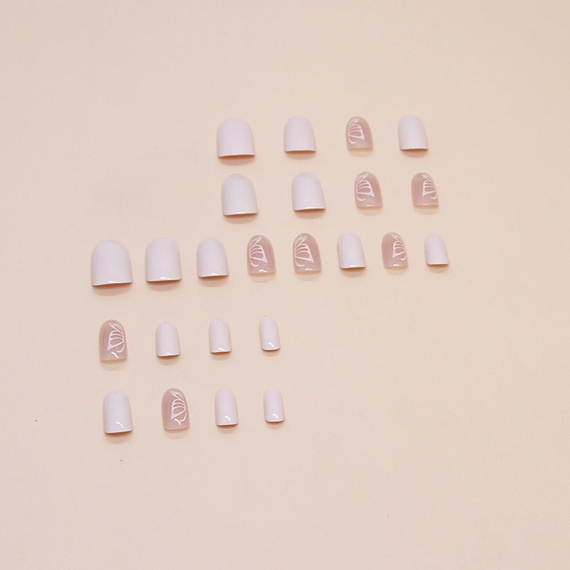 Removable Butterfly Oval Nails for European and American Style