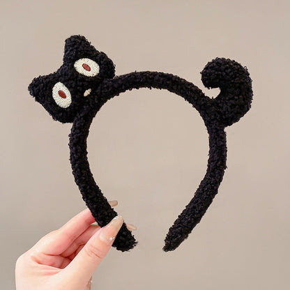 Cute Cat Face Wash Headband