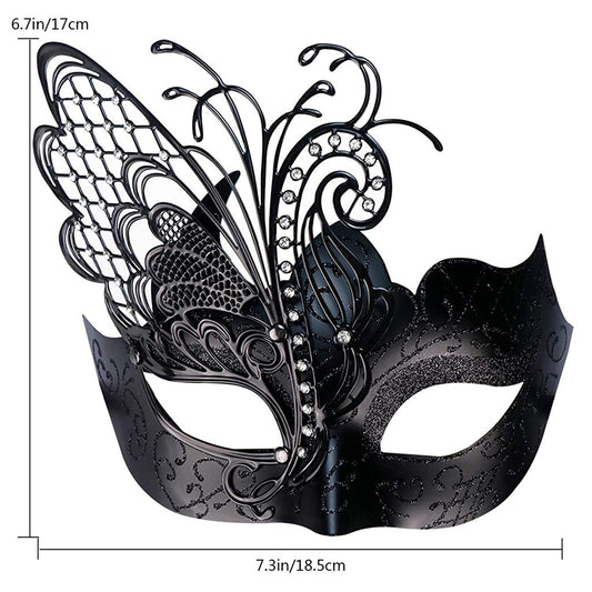 Metal Wrought Butterfly Eye Mask