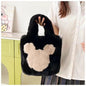 Fuzzy Faux Fur Shoulder Bag - Stylish Winter Accessory