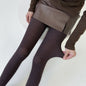 Spring and Autumn Small Bright Silk Slightly Flash Silver Silk Mixed Line Vertical Strip Leggings Pantyhose