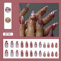 European Fashion Pink-Purple Gradient Almond Nails with Sky Clouds, Stars, Moon, and Diamonds