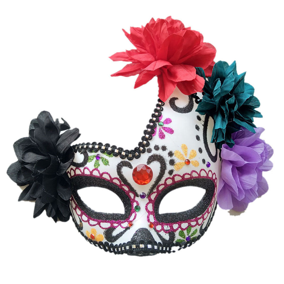 Day Of the Dead Masquerade Eye Mask