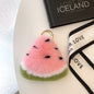 Cute Small Watermelon Sheepwool of Hare Keychain Accessory