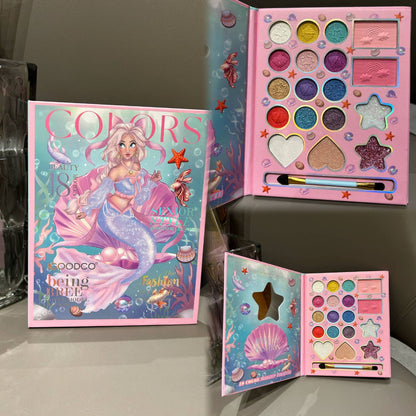 New FashionBest-Selling Mermaid Princess Eyeshadow Palette - Matte & Shimmer-homeunderwear