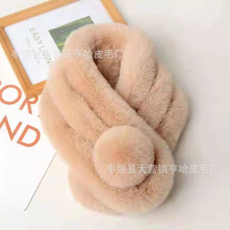 Cute Faux Fur Winter Scarf - Cozy & Warm