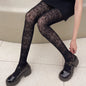 Sexy Jacquard Hollow Mesh Socks Loli Girl Bottom Pantyhose
