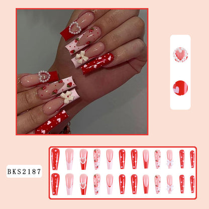 New FashionLong Shiny INS Style Nail Tips