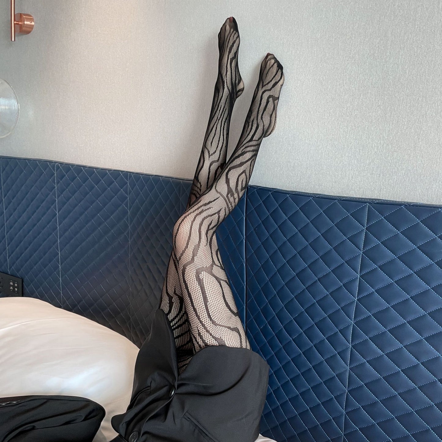 Sexy Summer Thin Leopard Print Bottom Mesh Socks Pantyhose