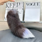 Cute Fox Tail Keychain - Furry Car Accessory