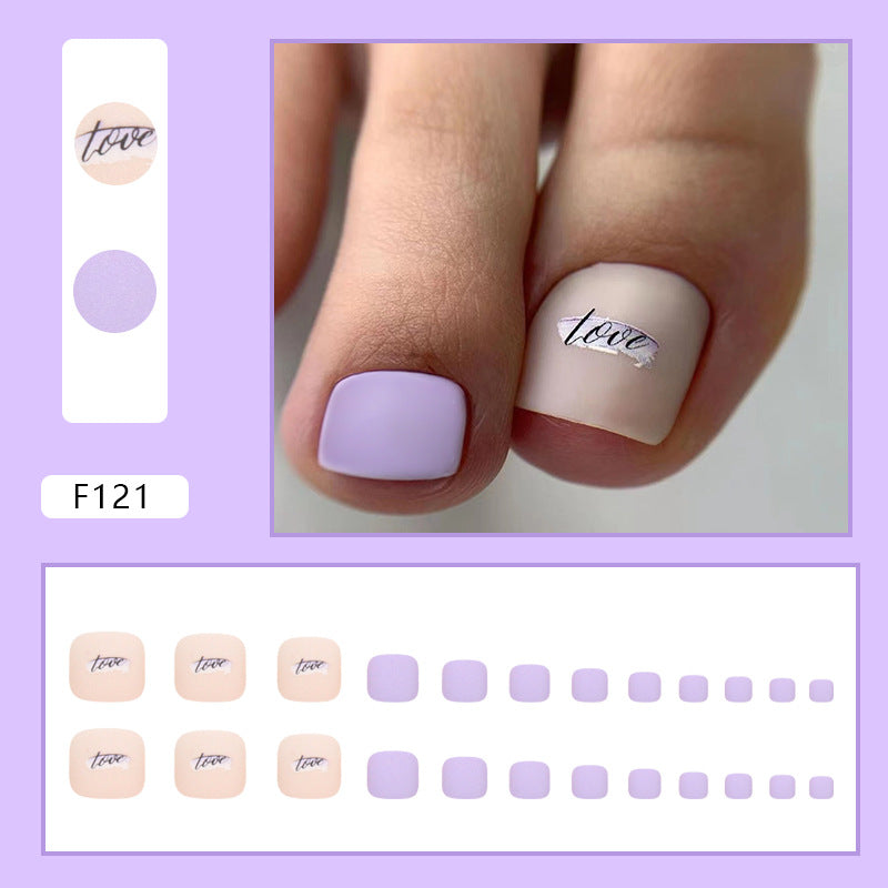 Adorable Pink Toe Nails, Aurora Finish for Feet