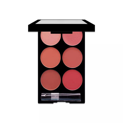 New Fashion 6-Color Cheek & Contour Palette - Fine Texture, Glow & Matte-Homeunderwear