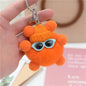 Real Rabbit Fur Rabbit Keychain Cute Fluffy Charm