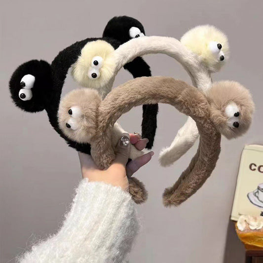 Cartoon Plush Briquettes Headband