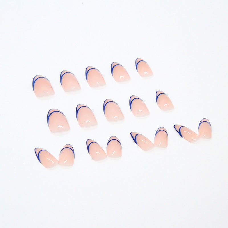 Short Almond-Shaped Wearable Nail Tips for Instant Beauty