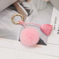 Mink Fur Mini Pom Pom Keychain & Bag Charm