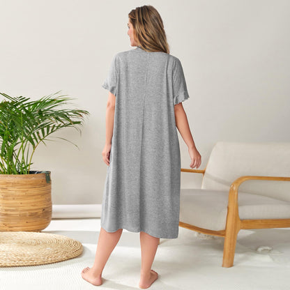 Plus Size Loungewear Long Skirt Pajamas