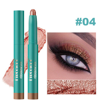 New Fashion 6-Color Shimmer Eyeshadow Pen for Highlighting and Contouring-Homeunderwear